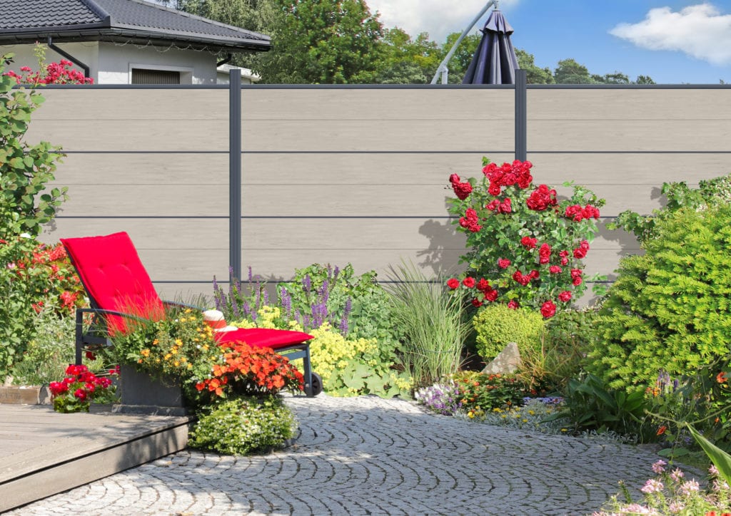 EASY-FENCE WPC- Steckprofil sand