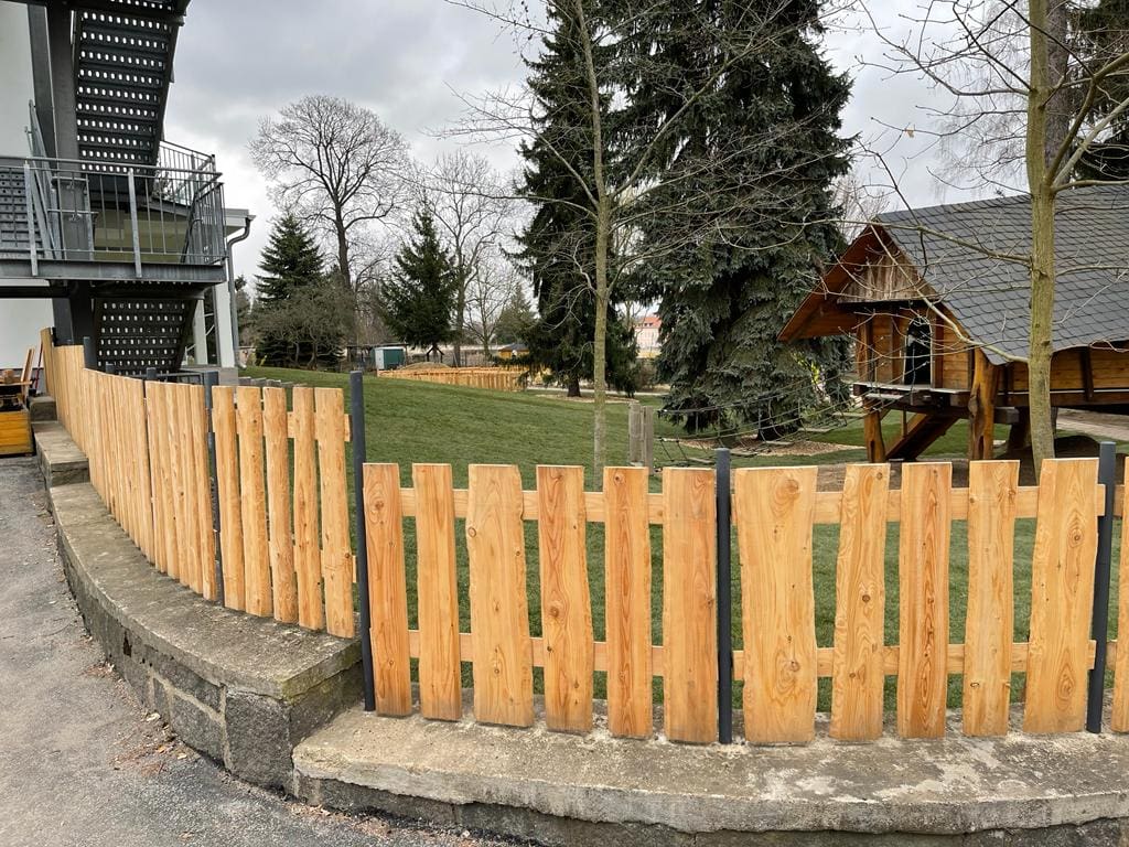 Holzzaun L rche Natura Mega Holz