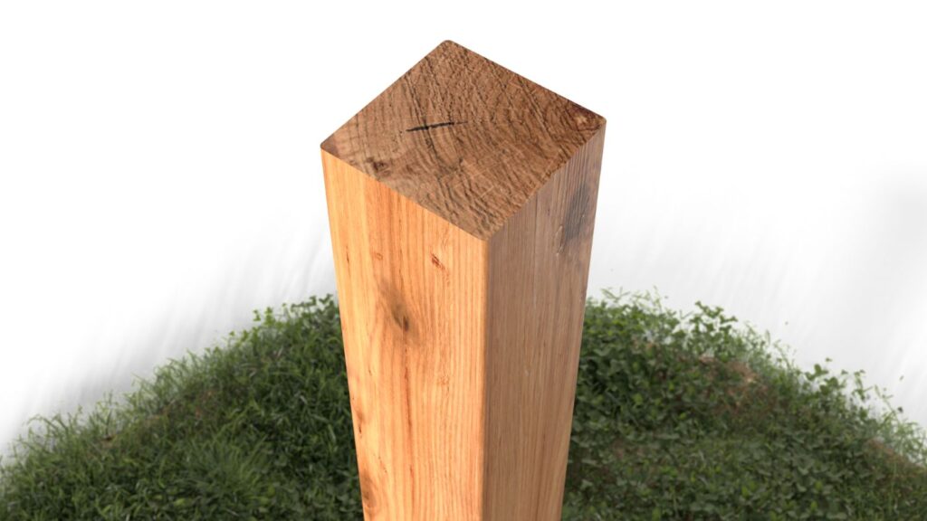 Rhombus pine_fence 4_post