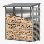 Kaminholzregal FLAMMO S mit R&uuml;ckwand