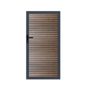 MEGA FLEX WPC COEX Nussbraun - Tor Anthrazit 100x180 cm - 2.webp