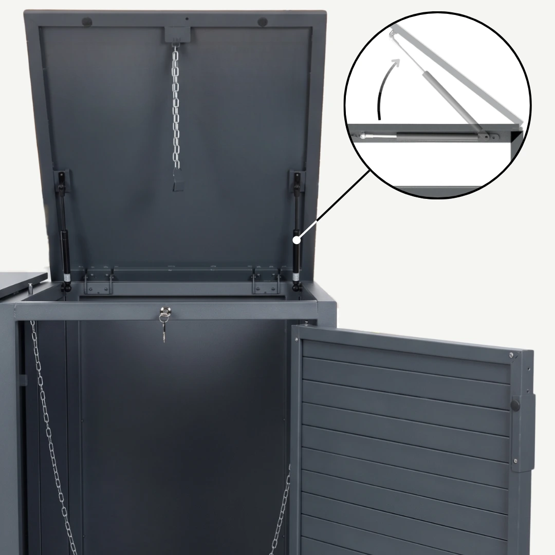 Klappdeckel mit Soft-Open öffnet leise und gleichmäßig