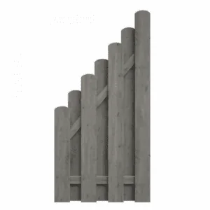 Boleo Bretterzaun Grau Schrägelement - 90/180x90 cm